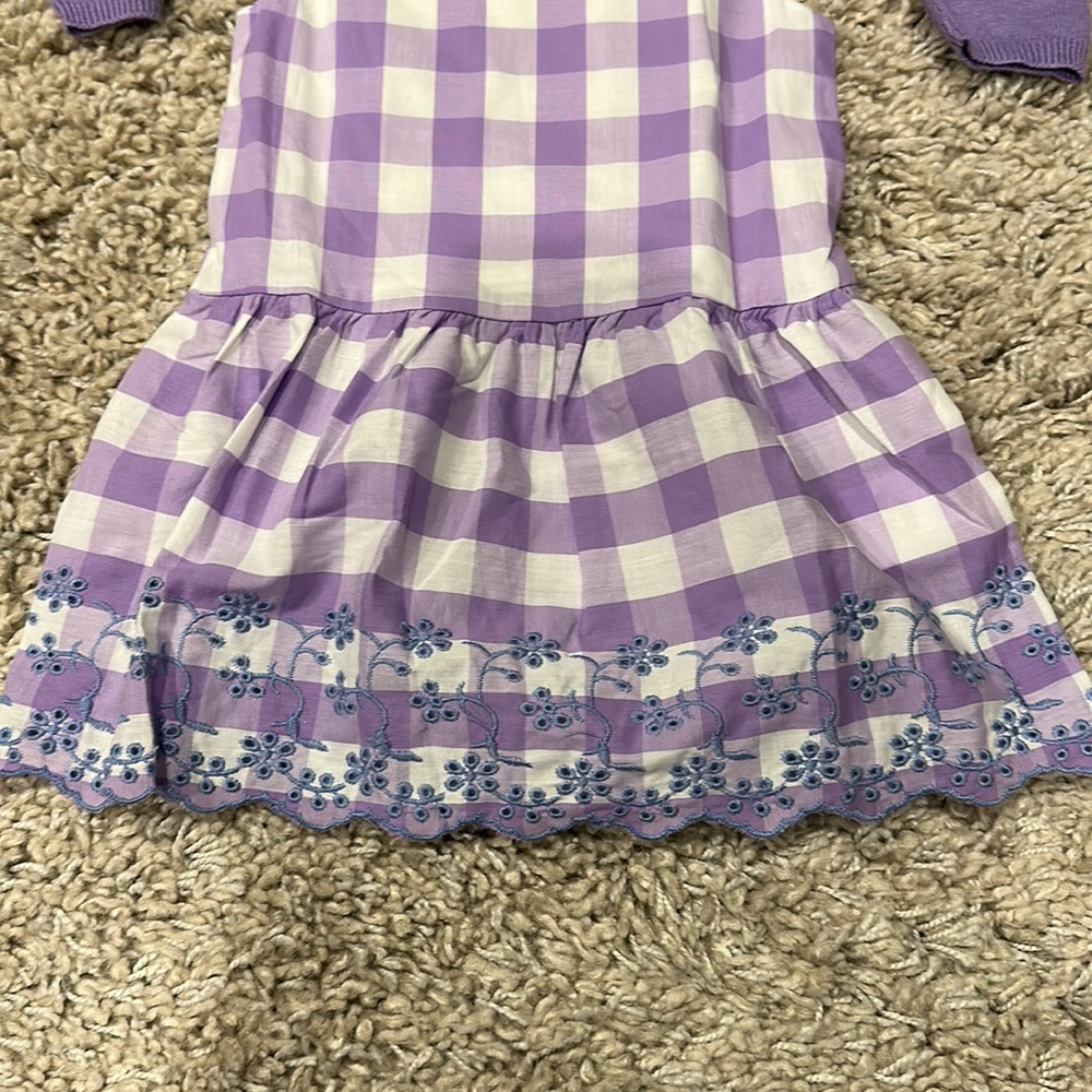 EPK NWT purple dress with sweater 12m - Picture 5 of 5